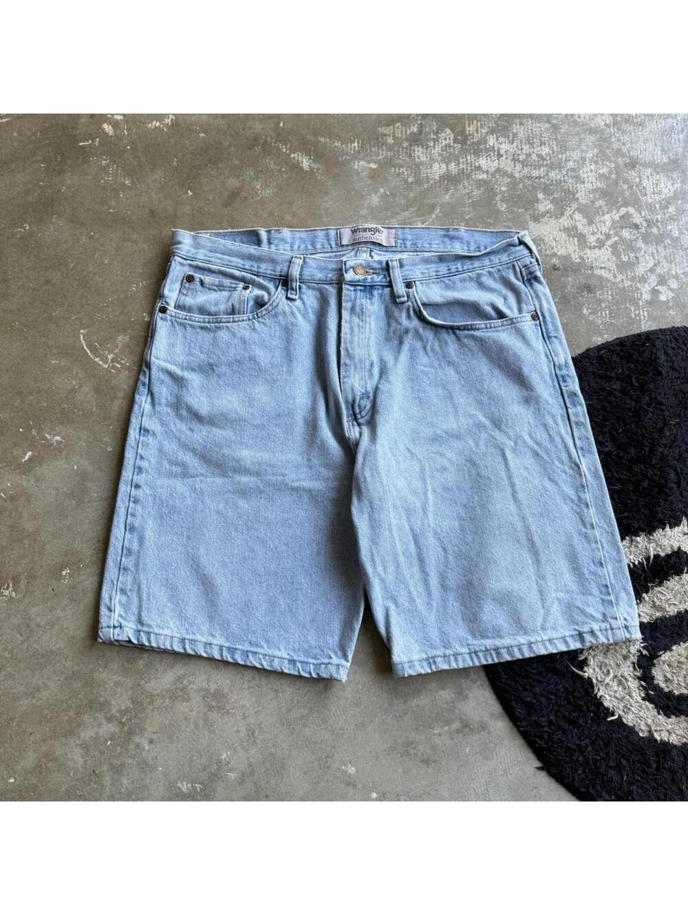 Y2K Wrangler Baggy Faded Jorts